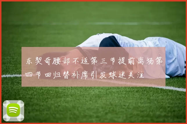 东契奇腰部不适第三节提前离场第四节回归替补席引发球迷关注